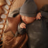 mushie Star Security Blanket, Baby Lovey, 100% Organic Muslin Cotton - Natural