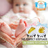 Cherished Baby Handprint & Footprint Keepsake Kit with Burp Cloths