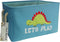 FANKANG Rectangular Laundry Basket - Nursery Storage Fabric Bin Hamper, Gift Baskets (Single Dinosaur)