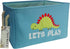 FANKANG Rectangular Laundry Basket - Nursery Storage Fabric Bin Hamper, Gift Baskets (Single Dinosaur)