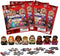 Teenymates WWE Series 2 Mini Figures Party Animal Gift Set, 4 Pack, Multicolored, Small