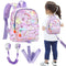 Accmor Toddler Harness Backpack Leash, Mini Unicorn Backpacks with Anti-Lost Wrist Link, Cute Child Backpack Walking