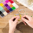 Goldwise Friendship Bracelet Making Kit, 2 Boxes-4952 Pcs with 24 Colors, 3450 Pcs Glass Seed Beads, 1040 Pcs Letter