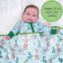 100% 6-Layer 47x47 LollyBanks Muslin Quilt, Cotton Lightweight Baby Blanket for Boys and Girls, Soft and Breathable