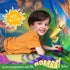W&O Dino Paradise Super Dome - Dinosaur Tent with Roar Button and LED Lights for Kids Aged 3-12, Indoor & Outdoor Fun