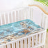 Burbuja 28x52 Baby Cooling Mat Seashells at Beach Bed Pad Ice Silk Cool Mat for Crib Mattress, Sleeping Pad