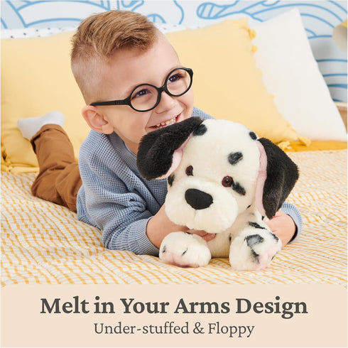 0 14 GUND Checkers Dalmatian Puppy Plush, Stuffed Animal Dog for Ages and Up, White/Black