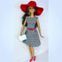 Eledoll Deluxe Fashion Pack TEA TIME BLACK & RED Classic Set for 11.5” Doll #4
