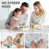 Resholder 40 28" 47" Pcs x Disposable Splat Mat for Under High Chair Baby Floor Mats Waterproof Splash Biodegradable