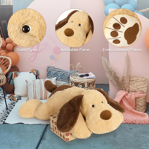 MorisMos 5lbs Dog Weighted Stuffed Animals - 31" Giant Large Plush Dog