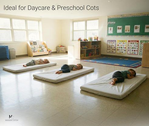 Pack 6 24 48 Inch 360 of Daycare Cot Sheets x - Soft Microfiber Fitted Nap Mat Sheets with Degree Elastic Corners