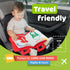 1-3, 1 deMoca Busy Book for Toddlers Quiet Montessori Airplane Activity Book, Travel Learning Toy Board for Year Old