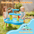 TENGIZUOHZ 5400mAh 1-3 8Hrs IP67 3 2 Settings Water Table Pump, Rechargeable Crab Water Pump Toy for Kids age with Play