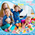 Honoson 24 Summer Summer (8 Pcs Beach Rubber Duckies Bulk Mini Rubber Duck Bath Toys Float Bathtub Ducky Cute Squeaky