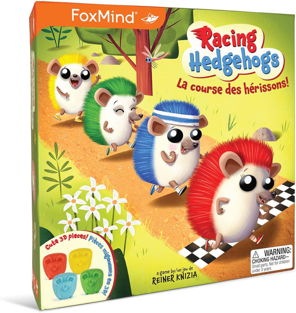 Foxmind Games Racing Hedgehogs - Family Betting Race Game by Dr. Reiner Knizia, Up to 5 Players