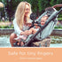 liuliuby Baby Stroller Fan with Clip | Clip On Fan for Baby Car Seat | Portable & Rechargeable with Durable Clamp |