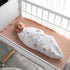 Set Comfy Cubs Muslin Fitted Crib Sheet & Swaddle Blanket - Soft & Breathable for Baby