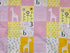 Generic 30" 30" Handmade Baby Receiving Blanket, Pink and Yellow Abc's Squares Printed Pattern, Snuggle Flannel. X