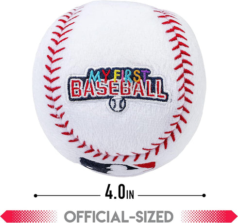 Franklin Sports Kids Soft Plush Balls - NFL MyFirst Football and Stuffed Football Plush Toy for Kids - Toy Football + Baseball Stuffed Plush - Fun Kids Toy + Room Decoration by Franklin Sports