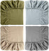 Gerrii 4 Pcs Muslin Mini Crib Sheets 24 x 38 Inch Baby