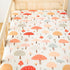 2 Pack 5228 SDIII Mushroom Crib Sheets for Boys Girls Stretchy Microfiber Jersey Knit Soft Fall Crib Sheets
