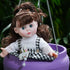 13”Interactive Baby Dolls, Sweet Smile Face Baby Doll with Soft Body and Open/Close Eyes,Realistic Baby Dolls with Hair for Kids Age 3+