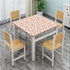 JUNTAIY 44x44 inch Baby Elastic Edged Tablecloth, Infant Toys Teddy Bears Rubber Ducks Pacifiers with Home Decorative