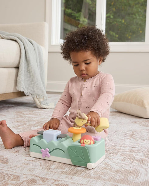 Tummy 12 6 2-in-1 3m+ Skip Hop Time & Seated Play Cause & Effect Developmental Musical Baby Toy with Animal Sounds