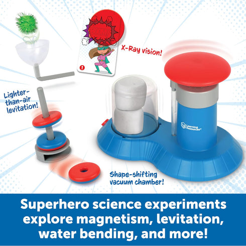 6+,21 Learning Resources STEM Explorers Superhero Science!, Critical Thinking, Experiments for Kids, Magnets for Boys