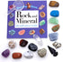 DANCING BEAR 15 Pc Rock & Mineral Collection, Beginner Starter Set for Kids' Gemstone Education