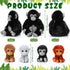 Lenwen 5 Pcs Plush Gorilla Stuffed Animals Set, 14 Inch Large Mommy Gorilla with 4 Baby Gorillas
