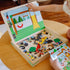 Melissa & Doug Wooden Magnetic Matching Picture Game - 119 Magnets and Scene Cards for Interactive Play