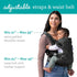 4-in-1 Infantino Flip Convertible Baby Carrier, Adjustable, Ergonomic Hands Free Babywearing, Registry Essential