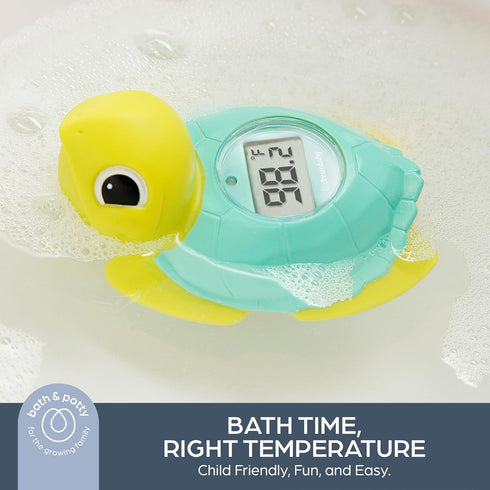 Dreambaby Instant Read Turtle & Croc Bath Thermometer for Safe Water