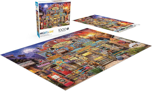 Buffalo Games - Jeff Haynie - Wild West Trading Post - 1000 Piece Jigsaw Puzzle for Adults - Perfect for Game Nights,