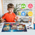 Jeacirio 4-Pack 6-8 8-10 100 4-6, Puzzles for Kids Ages Year Old - Lions Horses Owls Dolphins, Large Piece Puzzles