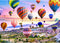 Puzzles for Adults 1000 Piece - Hot Air Balloons Landscape Style Jigsaw Puzzle Game, Toys Gift