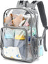 Yusudan Clear Diaper Bag Backpack for Baby Girls Boys, Mom Nappy Bags for