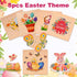 8pcs 3-5, Easter Basket Stuffers Fillers for Toddler Party Favors, Easter Puzzles for Toddlers Wooden Puzzles Gifts