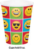 Creative Converting 322174 Show Your Emojions Paper Cups - 9 oz