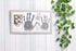 Kate & Milo DIY Family Photo Frame and Paint Kit – Rustic Farmhouse Craft Keepsake for Parents, Gray
