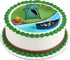 Decopac Fireside Camp DecoSet Cake Decoration, Multi, Tent, Canoe with Oar, Campfire
