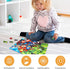 LELEMON Avengers 100 Piece Jigsaw Puzzle for Kids Ages 4-8, Cardboard Material, Portable Metal Storage Box, Educational Toy for Girls and Boys