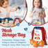 Set 3-5 Lehoo Castle Wooden Play Food - Montessori Cutting Fruit Egg Bread, Pretend Breakfast Food Toys for Kids