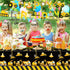 LetDec 132 3rd Pcs Construction Birthday Party Supplies Dump Truck Theme Three Tableware Includes Hanging Swirl