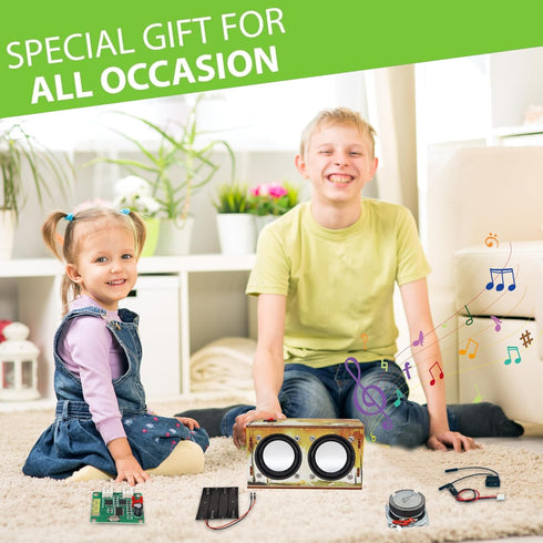 Gifts for Teen Girls Boys - Science Kits for Kids Age 8-14, Crafts for Girls 8-12, DIY Bluetooth Speaker Kit