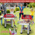 Yiwsnust Set Set Playset, 2 4-8 Kids Play Grill Kitchen Toys: BBQ Outdoor Toys Play Grill with Smoke Sound Light