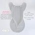 SwaddleDesigns Transitional Swaddle Sack, Arms Up Half-Length Sleeves, Swaddle for Newborn 3-6 Month, Sterling Dots