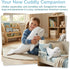 ZHONGXIN MADE 16Inches Simulation White Beluga Whale Plush Toy - Long Lifelike Delphinapterus leucas Doll Whale Stuffed