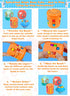 12 Pack 3.4" Jumbo Filled Easter Eggs with Toys Magic Bean Cubes, Fidget Puzzle Toy Brain Teaser Easter Basket Stuffer